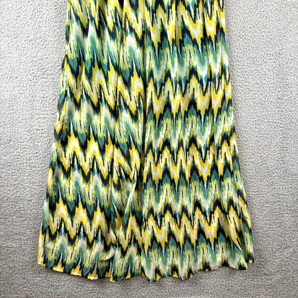 Francescas Harper Maxi Dress Medium Beachy Strapless Ruched Waist Chevron Stripe - Picture 12 of 13